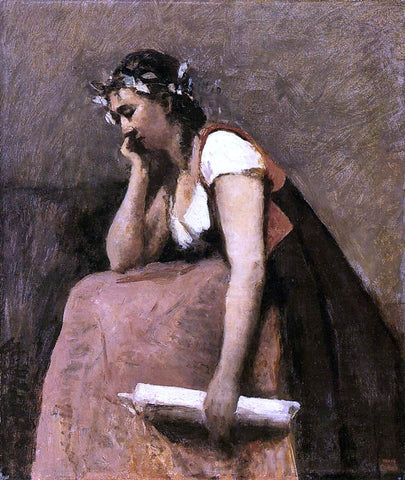  Jean-Baptiste-Camille Corot Poetry - Hand Painted Oil Painting