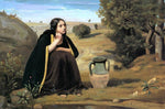  Jean-Baptiste-Camille Corot Rebecca - Hand Painted Oil Painting