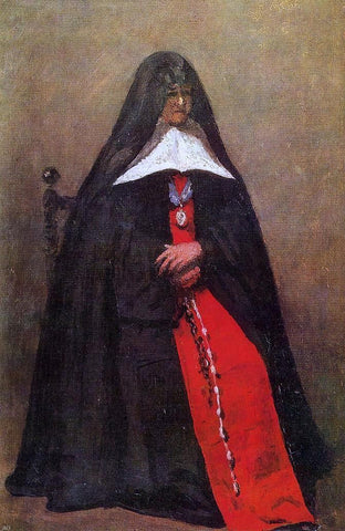  Jean-Baptiste-Camille Corot The Mother Superior of the Convent of the Annonciades - Hand Painted Oil Painting