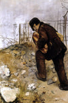  Jean-Francois Raffaelli L'homme aux deux pains - Hand Painted Oil Painting