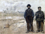  Jean-Francois Raffaelli Two Workmen - Hand Painted Oil Painting