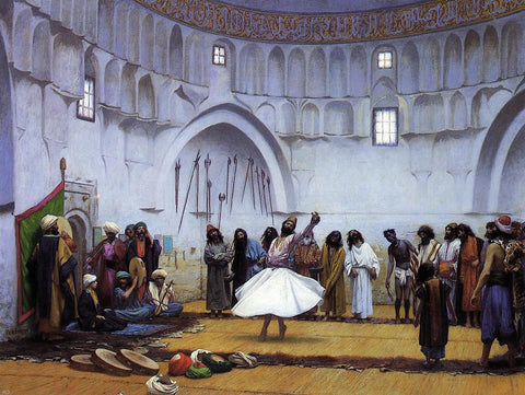  Jean-Leon Gerome Whirling Dervishes - Hand Painted Oil Painting