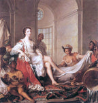  Jean-Marc Nattier Mademoiselle de Clermont "en Sultane" - Hand Painted Oil Painting