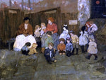  Jerome Myers Children at Play - Hand Painted Oil Painting