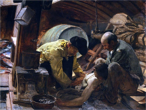  Joaquin Sorolla Y Bastida And They Still Say Fish is Expensive - Hand Painted Oil Painting