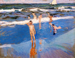 Joaquin Sorolla Y Bastida Boys in the Sea - Hand Painted Oil Painting