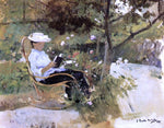  Joaquin Sorolla Y Bastida In the Garden - Hand Painted Oil Painting