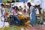  Joaquin Sorolla Y Bastida Net Menders in Valencia - Hand Painted Oil Painting