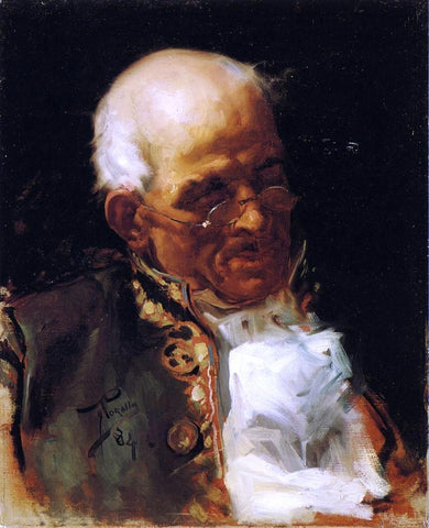  Joaquin Sorolla Y Bastida Portrait of a Caballero - Hand Painted Oil Painting
