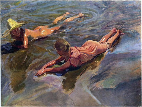  Joaquin Sorolla Y Bastida Sea Idyll - Hand Painted Oil Painting