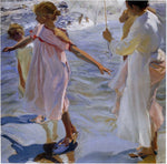  Joaquin Sorolla Y Bastida Strolling Along the Seashore - Hand Painted Oil Painting