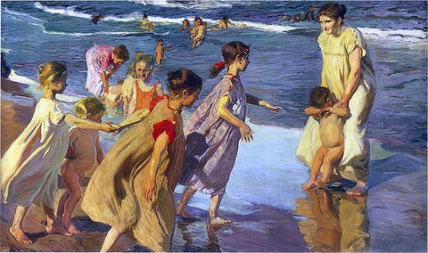 Joaquin Sorolla Y Bastida Summer - Hand Painted Oil Painting