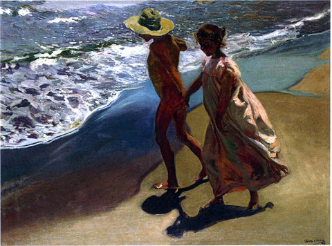  Joaquin Sorolla Y Bastida To the Water - Hand Painted Oil Painting