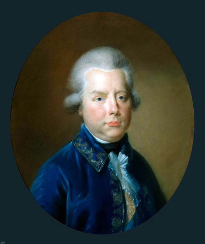  Johann August Tischbein William V, Prince of Orange-Nassau - Hand Painted Oil Painting