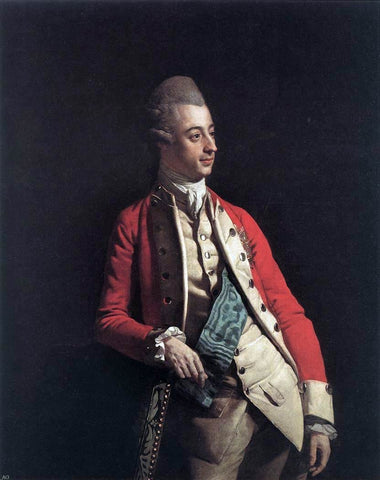  Johann Zoffany Prince Ernest Gottlob Albert of Mecklenburg-Strelitz - Hand Painted Oil Painting