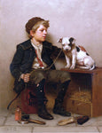  John George Brown My Best Friend - Hand Painted Oil Painting