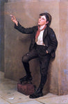  John George Brown Taking a Break - Hand Painted Oil Painting