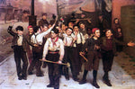  John George Brown The Gang - Hand Painted Oil Painting