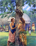  John La Farge Portrait of Faase, the Taupo of Fagaloa Bay, Samoa - Hand Painted Oil Painting