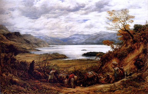  John Linnell The Emigrants, Derwent Water, Cumberland - Hand Painted Oil Painting