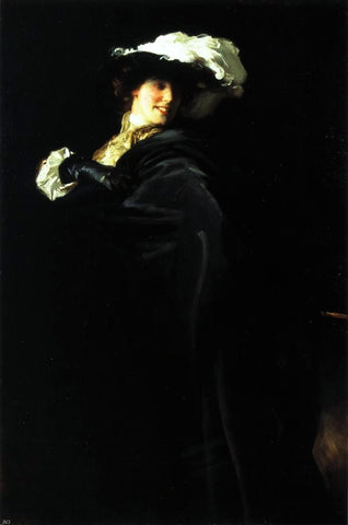  John Singer Sargent Vele Gonfie (also known as Ena Wertheimer) - Hand Painted Oil Painting