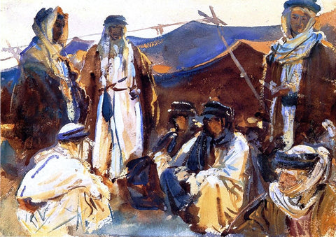  John Singer Sargent Bedouin Camp - Hand Painted Oil Painting