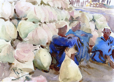  John Singer Sargent Egyptian Water Jars - Hand Painted Oil Painting