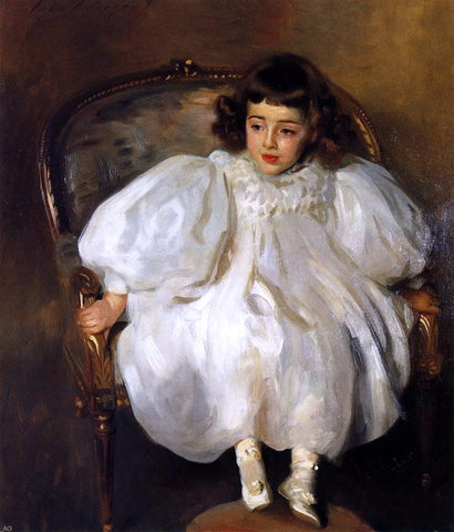  John Singer Sargent Expectancy (also known as Portrait of Frances Winifred Hill) - Hand Painted Oil Painting
