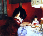  John Singer Sargent Fete Famillale: The Birthday Party - Hand Painted Oil Painting