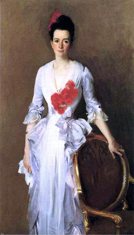  John Singer Sargent Mrs. Archibald Douglas Dick (nee Isabelle Parrott) (1863-1xxx) - Hand Painted Oil Painting
