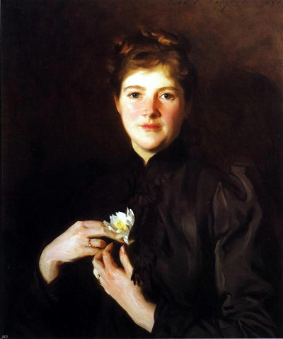  John Singer Sargent Mrs. Augustus Hemenway - Hand Painted Oil Painting