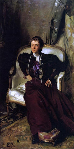 John Singer Sargent Mrs. Charles Thursby (Alice Brisbane) - Hand Painted Oil Painting