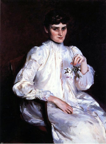  John Singer Sargent Mrs. Edmond Kelly - Hand Painted Oil Painting