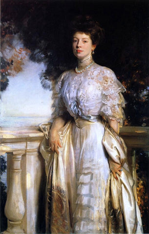  John Singer Sargent Mrs. Edward Deshon Brandegee - Hand Painted Oil Painting