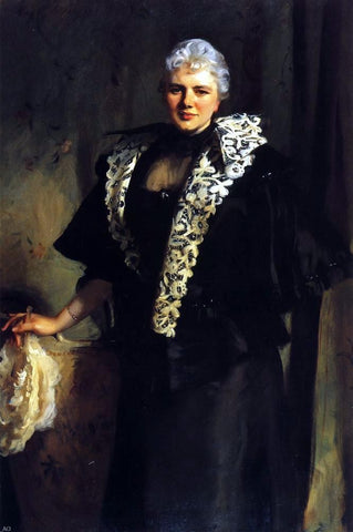  John Singer Sargent Mrs. Ernest Hill (Constance Malanie Wynne-Roberts) - Hand Painted Oil Painting