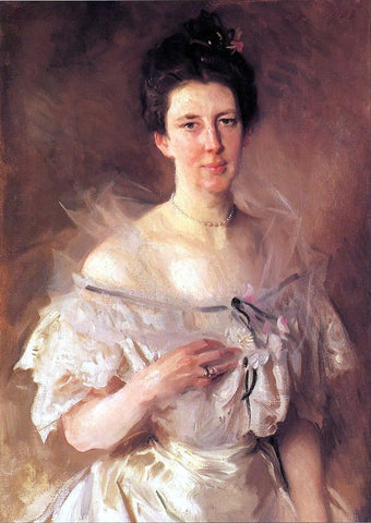 John Singer Sargent Mrs. Gardiner Greene Hammond (Esther Fiske Hammond) - Hand Painted Oil Painting
