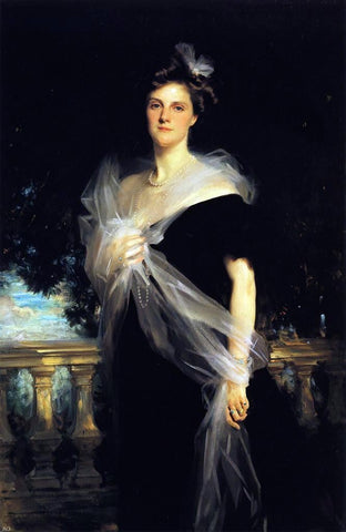  John Singer Sargent Mrs. Harold Harmsworth - Hand Painted Oil Painting