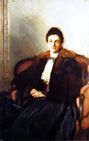  John Singer Sargent Mrs. Harold Wilson (Anna Margary) - Hand Painted Oil Painting