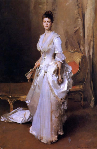  John Singer Sargent Mrs. Henry White (Margaret [Daisy] Stuyvesant Rutherford) - Hand Painted Oil Painting