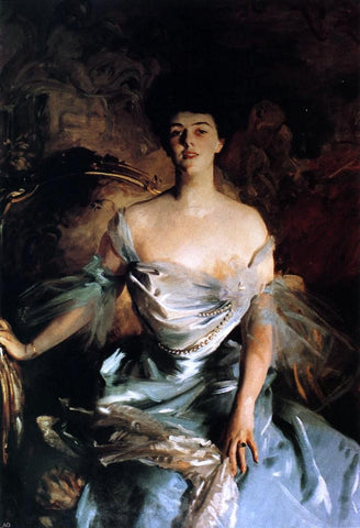  John Singer Sargent Mrs. Joseph E. Widener - Hand Painted Oil Painting