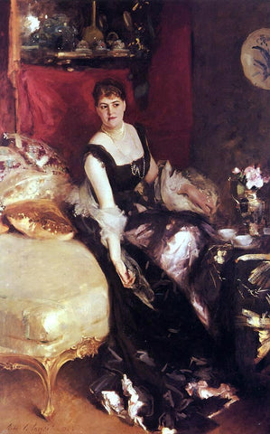  John Singer Sargent Mrs. Kate A More - Hand Painted Oil Painting
