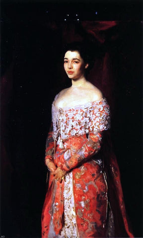  John Singer Sargent Mrs. Leopold Hirsch - Hand Painted Oil Painting