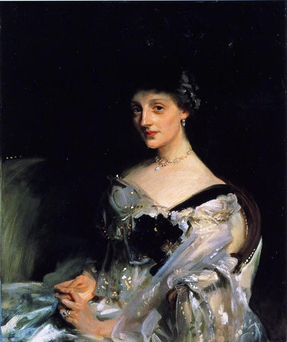  John Singer Sargent Mrs. Philip Leslie Agnew - Hand Painted Oil Painting