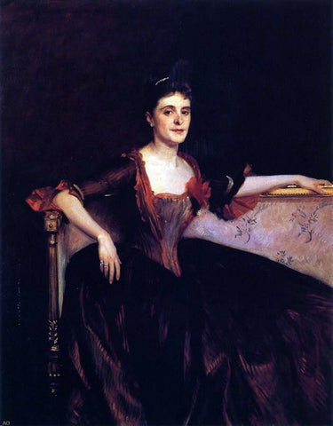  John Singer Sargent Mrs. Thomas Lincoln Manson Jr (Mary Groot) - Hand Painted Oil Painting