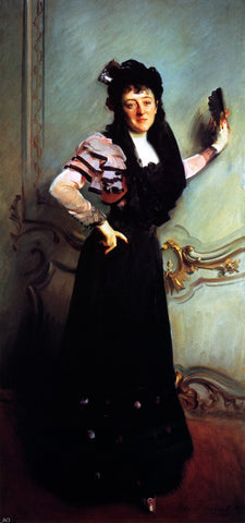  John Singer Sargent Mrs. Walter Bacon (Virginia Purdy Barker) - Hand Painted Oil Painting
