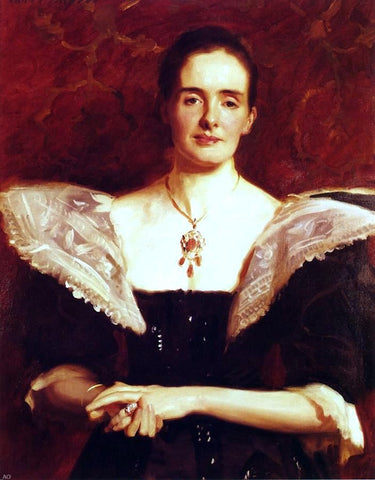  John Singer Sargent Mrs. William Russell Cooke - Hand Painted Oil Painting