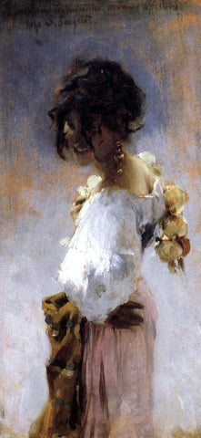  John Singer Sargent Rosina - Hand Painted Oil Painting