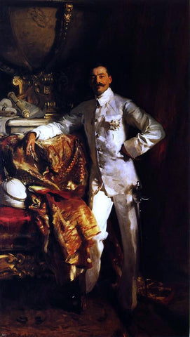  John Singer Sargent Sir Frank Swettenham - Hand Painted Oil Painting