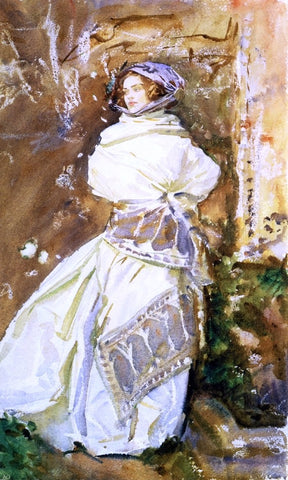  John Singer Sargent The Cashmere Shawl - Hand Painted Oil Painting