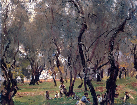  John Singer Sargent The Olive Grove - Hand Painted Oil Painting
